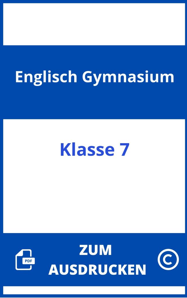 Arbeitsblätter Englisch 6.Klasse Zum Ausdrucken